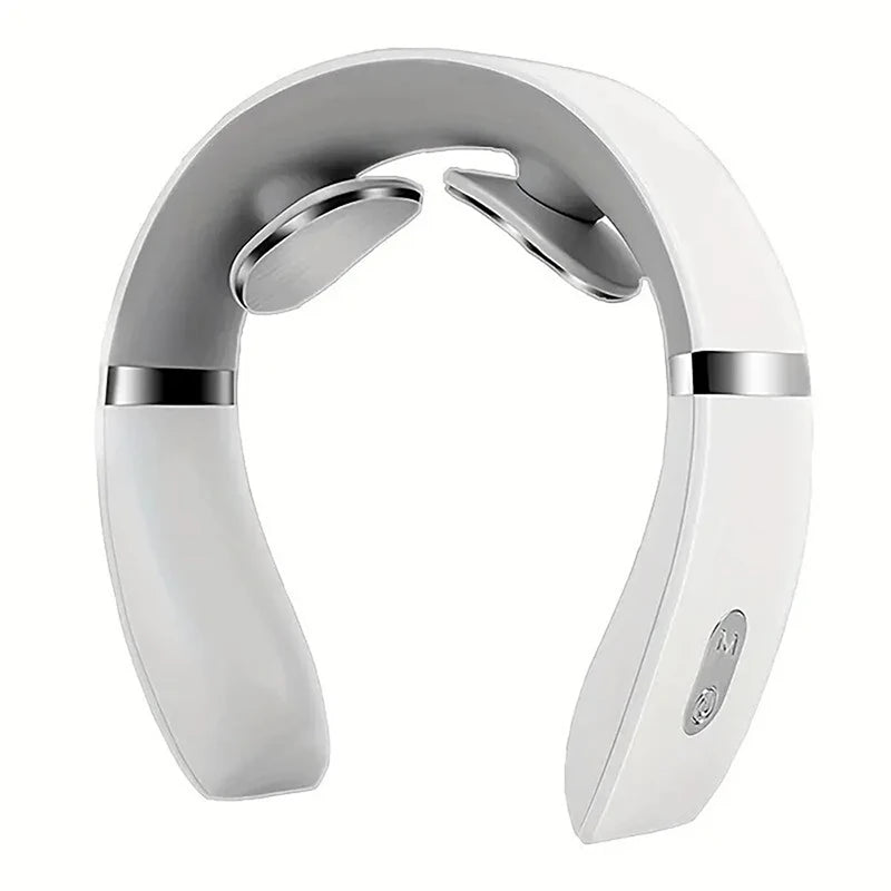 Blanc Couleur Masseur De Cou Électrique Rechargeable Portable