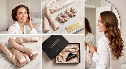 Bigoudis sans chaleur en soie (Heatless Curlers)