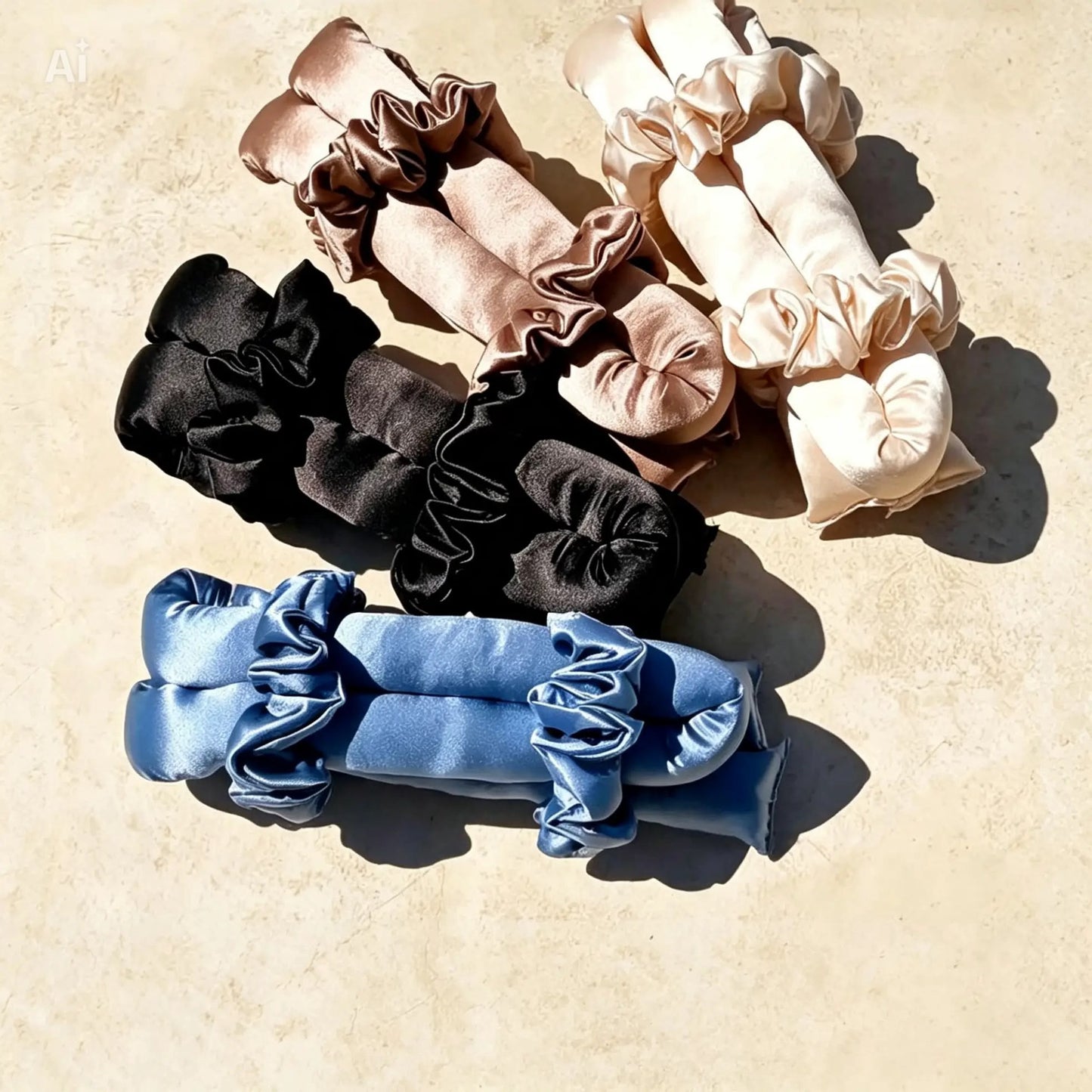 Bigoudis sans chaleur en soie (Heatless Curlers)