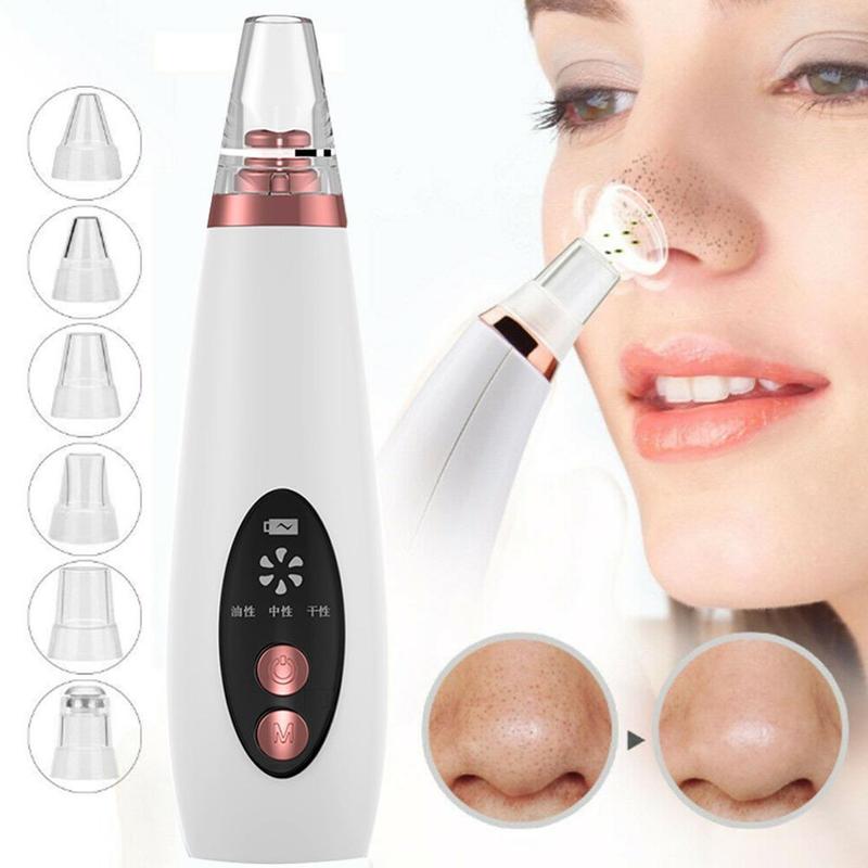 Aspirateur de points noirs Nettoyant pour le nez Élimine les points noirs Élimine l'acné Bouton d'aspiration pour le visage Outil de beauté et de soin de la peau