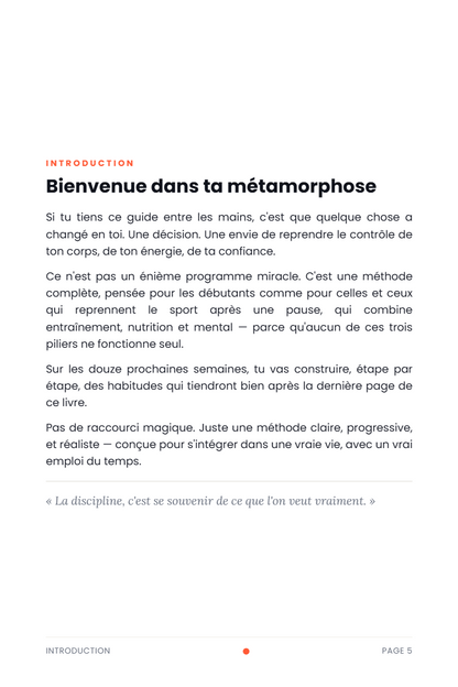 MÉTAMORPHOSE FITNESS